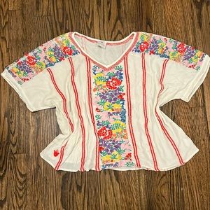 Embroidered J.marie blouse